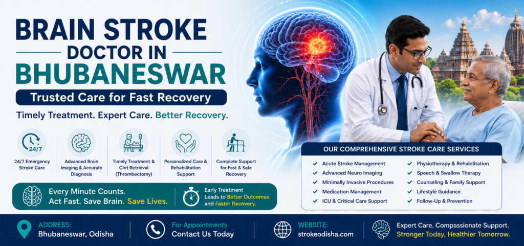 Brain Stroke Doctor in Bhubaneswar – Trusted Care for Fast Recovery Brain Stroke Doctor in Bhubaneswar